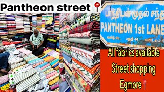 Pantheon Street📍best cloth fabric material in Chennai Cotton StreetShoppingEgmore nammanextdoor [upl. by Adnalram]