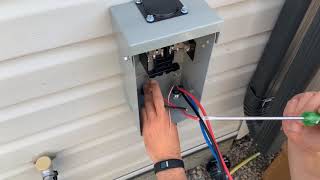 Hot tub electrical install explaining parts of spa package and terminations [upl. by Akiaki]