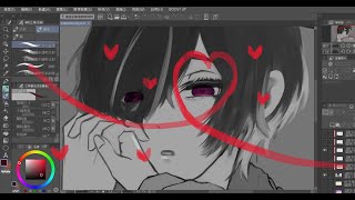 【SPEEDPAINT】Obey Me Belphegor obeymebelphie obeyme speedpaint csp clipstudiopaint painting [upl. by Ahpla]