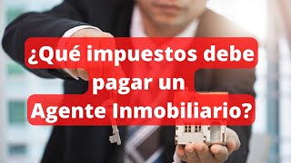 ¿Qué impuestos debe pagar un agente inmobiliario con la Dra Jenny Peña [upl. by Irod]