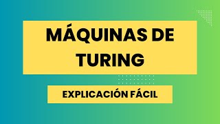 Máquinas de Turing  Explicación y ejercicio de examen [upl. by Ociral]