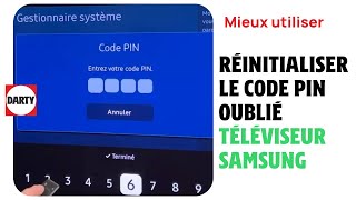 Réinitialiser le code PIN oublié de son téléviseur Samsung [upl. by Orth489]