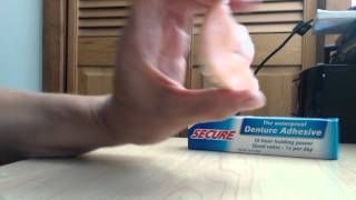 How to apply Secure denture adhesive [upl. by Aiyn551]