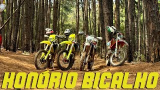 Trilha de moto MXF 250TSX em Honório Bicalho  Bar do Amaro Morro Careca e Floresta de Pinheiros [upl. by Afinom773]