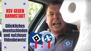 HSV gegen Darmstadt 11  Glückliches Unentschieden und nutzloser Videobeweis [upl. by Ajnot560]