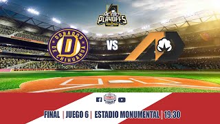 DORADOS vs ALGODONEROS  FINAL  JUEGO 6  formula59 [upl. by Ahsinit]