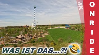 SKY FALL 2024 ONRIDE  4K POV  Skyline Park  Der SCHLECHTESTE Freifallturm der Welt 🤣 [upl. by Asenev690]