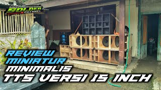 REVIEW MINIATUR RENYAH BOX TTS VS MID SPL AUDIO 8 IN  SUB PAKAI ACR 15600 ‼ [upl. by Pegg]