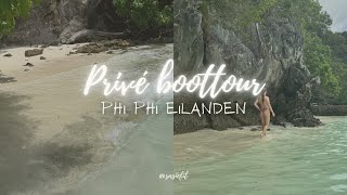 Prive boottour bij de phiphi eilanden  Thailand vlog 47 [upl. by Noe]