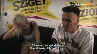 Die Antwoord Interview  SZIGET [upl. by Ehcsrop]