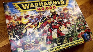 Retro unboxing 1993 Warhammer 40000 2nd Edition [upl. by Allistir229]