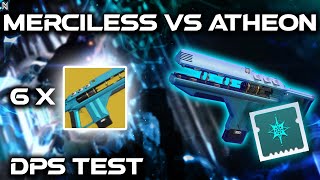 6 MERCILESS  PARTICLE DECONSTRUCTION VS ATHEON  Destiny 2 Season of the Lost [upl. by Yrellam]