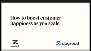 How to boost customer happiness as you scale [upl. by Sandye]