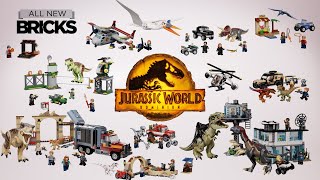 Lego Jurassic World Dominion Compilation of All Sets [upl. by Duhl992]