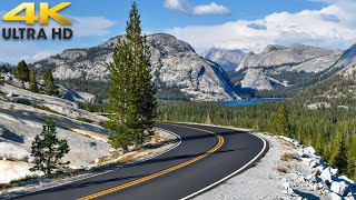 Tioga Pass Scenic Drive Through Yosemite National Park  Sierra Nevada Mountains 4K [upl. by Aber]