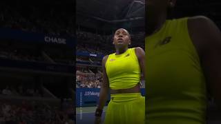 CocoGauff sets the record straight with Chair Umpire during her US Open match ❕tennis usopen [upl. by Kathleen]