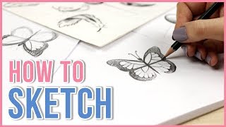 How to Sketch  Sketching Tips for Beginners  Art Journal Thursday Ep 21 [upl. by Jurgen]