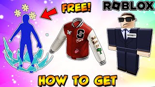 EVENT FREE ITEMS PACSUN Fire amp Ice Aura Bodyguard amp Red DTLA Varsity Jacket on Roblox [upl. by Noivax79]