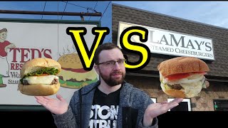 Teds VS KLaMays Steamed Cheeseburgers [upl. by Skeie]