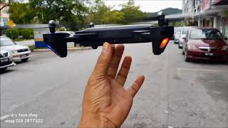 DM107s hd camera drone with barometer test [upl. by Drhcir229]