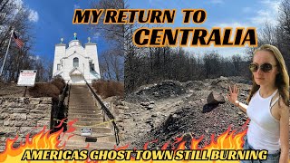 CENTRALIA in 2024  Walking Around Americas Burning GHOST TOWN [upl. by Uyr235]