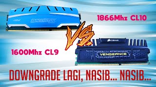 Review dan Adu Kecepatan RAM DDR3 1866 Mhz vs 1600 Mhz [upl. by Valera]