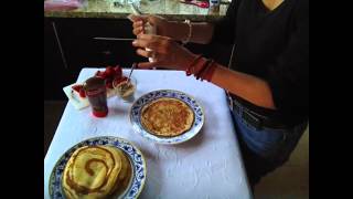 CREPAS CON HARINA DE HOT CAKES NUTELLA Y FRESAS [upl. by Richma890]