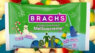 Brachs Candy Cane Forest Mellowcreme Tasting [upl. by Beatrisa248]