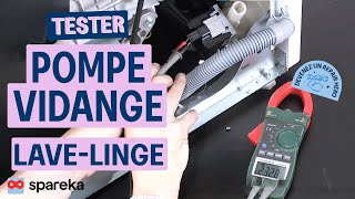 Comment tester la pompe de vidange de votre lavelinge [upl. by Sema]