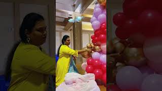 🔥3Million ViewsMinivlog100என்னுடைய கை வண்ணத்தில் மீண்டும் ஒரு பலூன் டெக்கரேஷன்balloon decoration [upl. by Tessy]