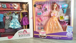 7 minutes satisfying with unboxing cute doll clothes amp accessoires amp review play set toys [upl. by Reinaldos]