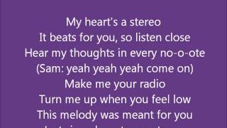 Glee  Stereo hearts  lyrics [upl. by Marvin31]