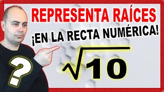 ✅ √19 REPRESENTACIÓN Raíces Recta Numérica ✅ Números Irracionales En La Recta Real [upl. by Cire]