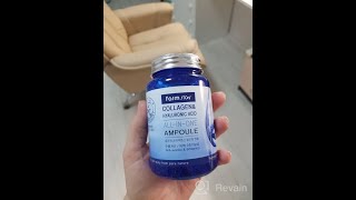 Reviews on Farmstay collagen hyaluronic Acid AllInOne Ampoule shorts [upl. by Aikehs658]