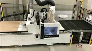 HOMAG CENTATEQ N300 NestedBased CNC Machining Center  Concept 2  PushPull [upl. by Asena]