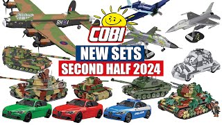 New COBI sets for second half of 2024  Japan Tank Italian planes F16 Alfa Romeo cobi bricks [upl. by Anerdna856]