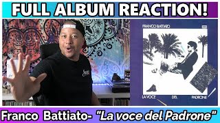 Franco Battiato La voce del Padrone FULL ALBUM REACTION amp REVIEW [upl. by Korrie]