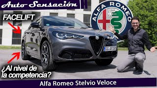 Prueba Alfa Romeo Stelvio Veloce 2023 [upl. by Joete318]