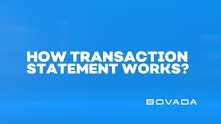 How Transaction Statement Works [upl. by Nalad279]