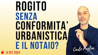 Rogito senza conformità urbanistica notaio escluso da obblighi verifica [upl. by Elvah]