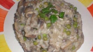 Ricetta RIsotto ai funghi e panna allonda [upl. by Ainevuol686]