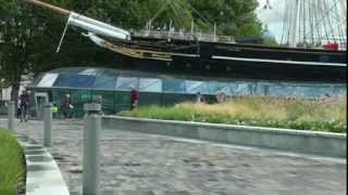 Cutty Sark A beautiful Tea Clipper from the 1800s 2012 Greenwich London HD [upl. by Rj]