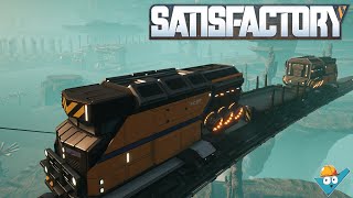 Testing the Trains  6  Satisfactory Update 8 [upl. by Celik]