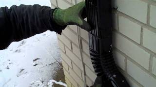 Crimp Downspout And Install Elbow [upl. by Nero]