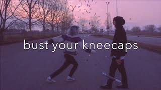 bust your kneecaps  pomplamoose  lyric video [upl. by Ikkin]