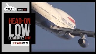 LOW DEPARTURES LONDON HEATHROW AIRPORT [upl. by Enoj681]