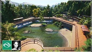 Discover the Beauty of a Mountain Zoo Build in Planet Zoo [upl. by Suirradal]