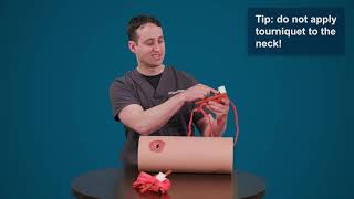 StoptheBleed How to Apply a Tourniquet to a Trauma Wound [upl. by Hallam894]