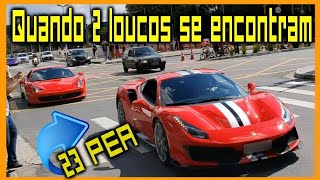 Ferrari chamou a outra varias jogadas de lado Nissan GTR e mais de 400 carros esportivos [upl. by Matejka]