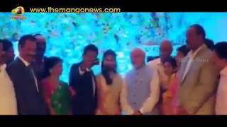 PM Modi Surprise Entry At TDP MP Ram Mohan Naidu Wedding Reception  Mango News [upl. by Evars611]